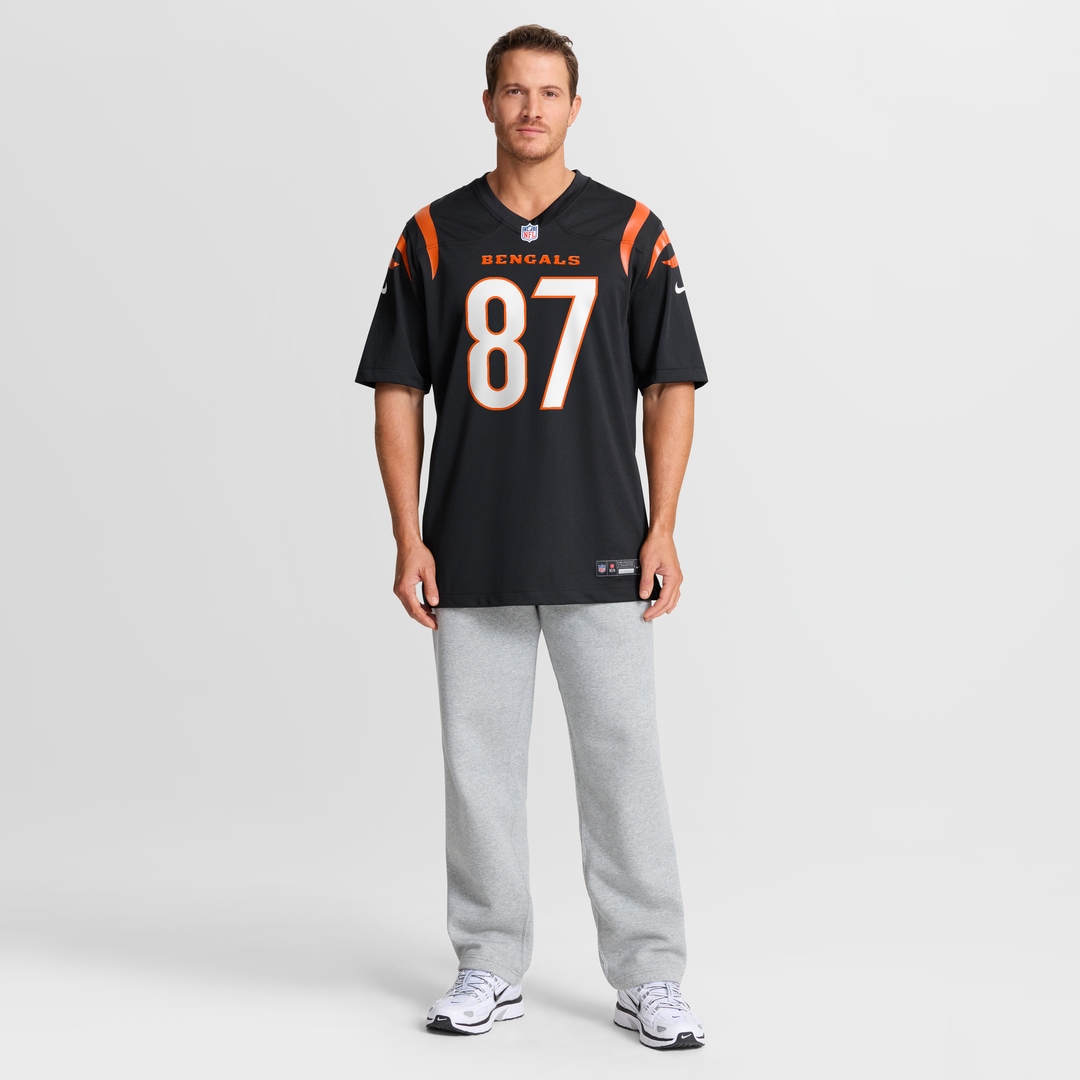 Cincinnati Bengals Tanner Hudson Nike Black Home Game Player Jersey