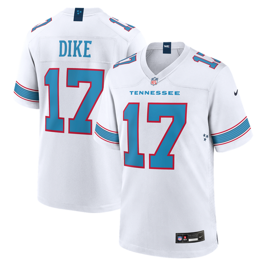 Tennessee Titans Chimere Dike Nike White Game Jersey