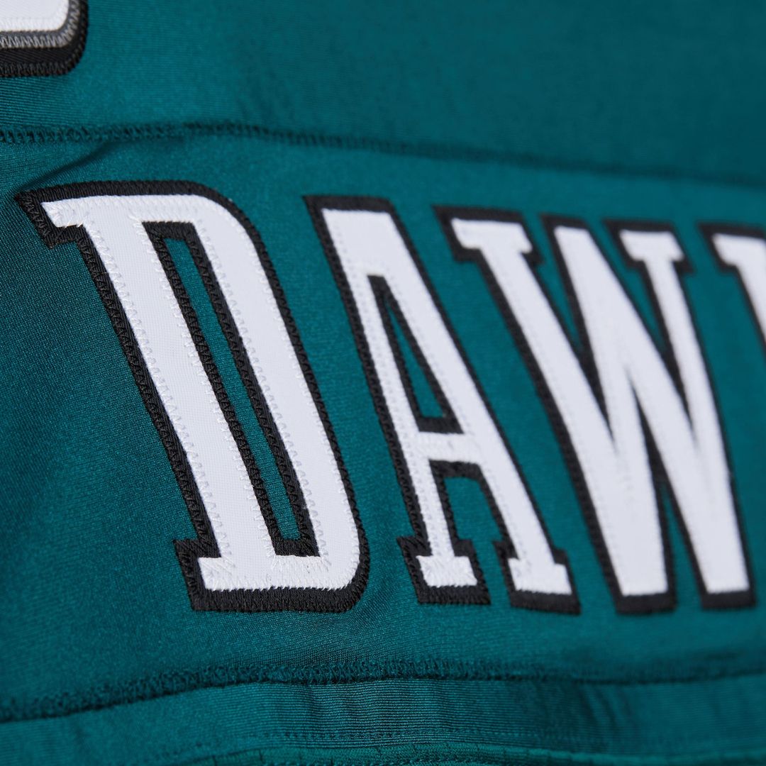 Philadelphia Eagles 1996 Brian Dawkins Mitchell & Ness White Authentic Throwback Retired Player Jersey
