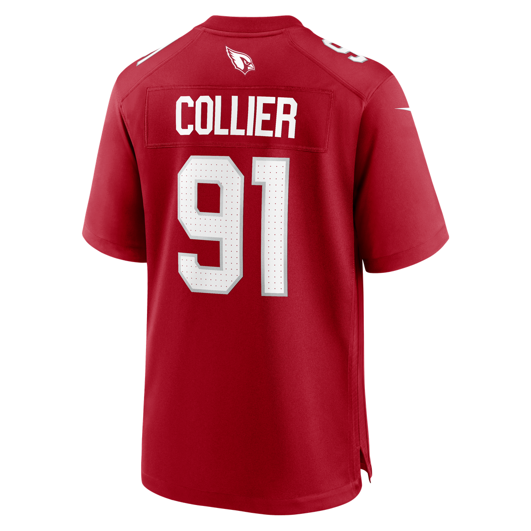 Arizona Cardinals L.J. Collier Nike Cardinal Team Game Jersey