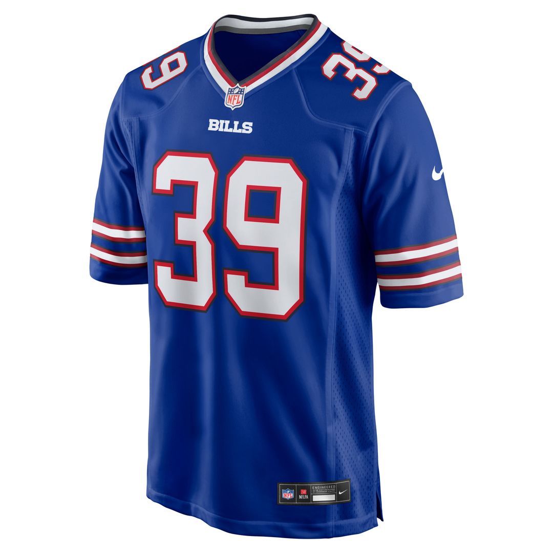 Buffalo Bills Tommy Doman Jr Nike Royal Team Game Jersey