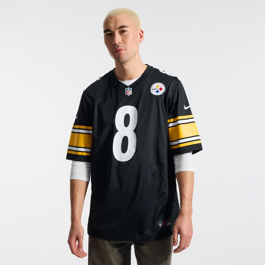 Pittsburgh Steelers Aaron Rodgers Nike Gold Alternate 1933 Throwback Game Jersey