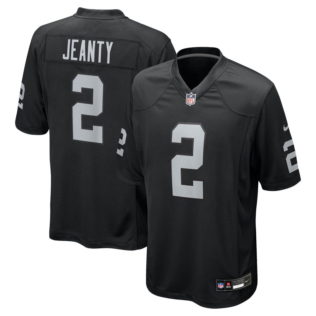 Las Vegas Raiders Ashton Jeanty Nike White Game Jersey
