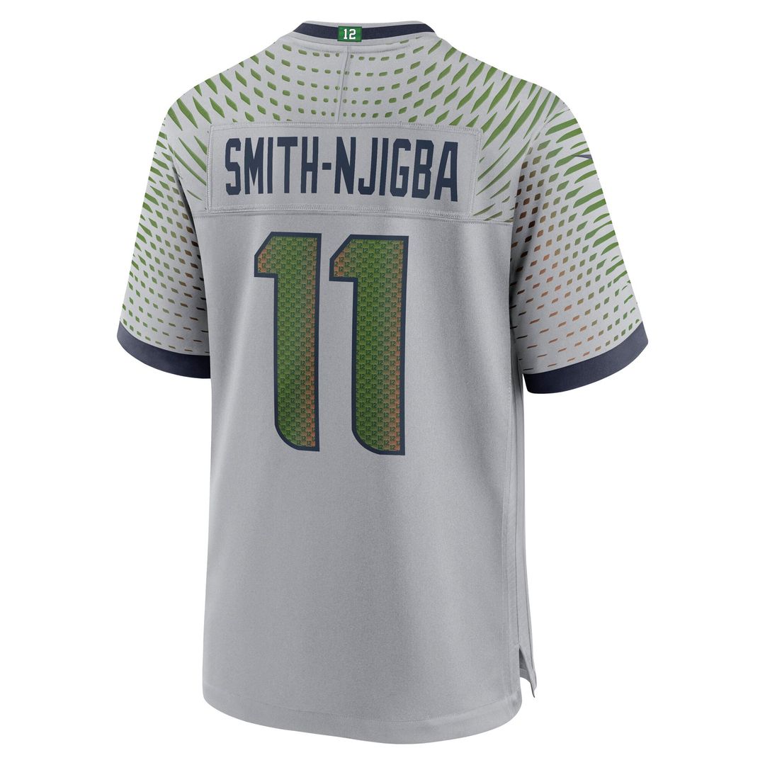 Seattle Seahawks Jaxon Smith-Njigba Nike Gray Rivalries Collection Game Jersey