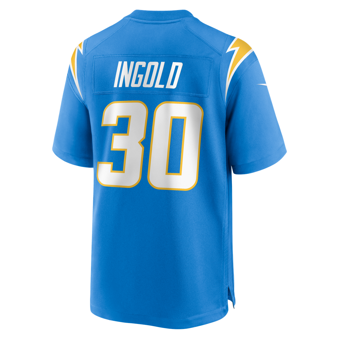Los Angeles Chargers Alec Ingold Nike Powder Blue Team Game Jersey