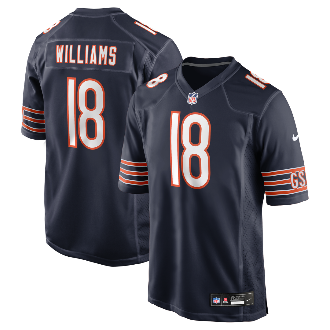 Chicago Bears Caleb Williams Nike Navy Player Game Jersey