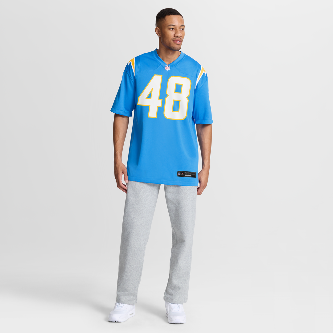 Los Angeles Chargers Bud Dupree Nike Powder Blue Team Game Jersey