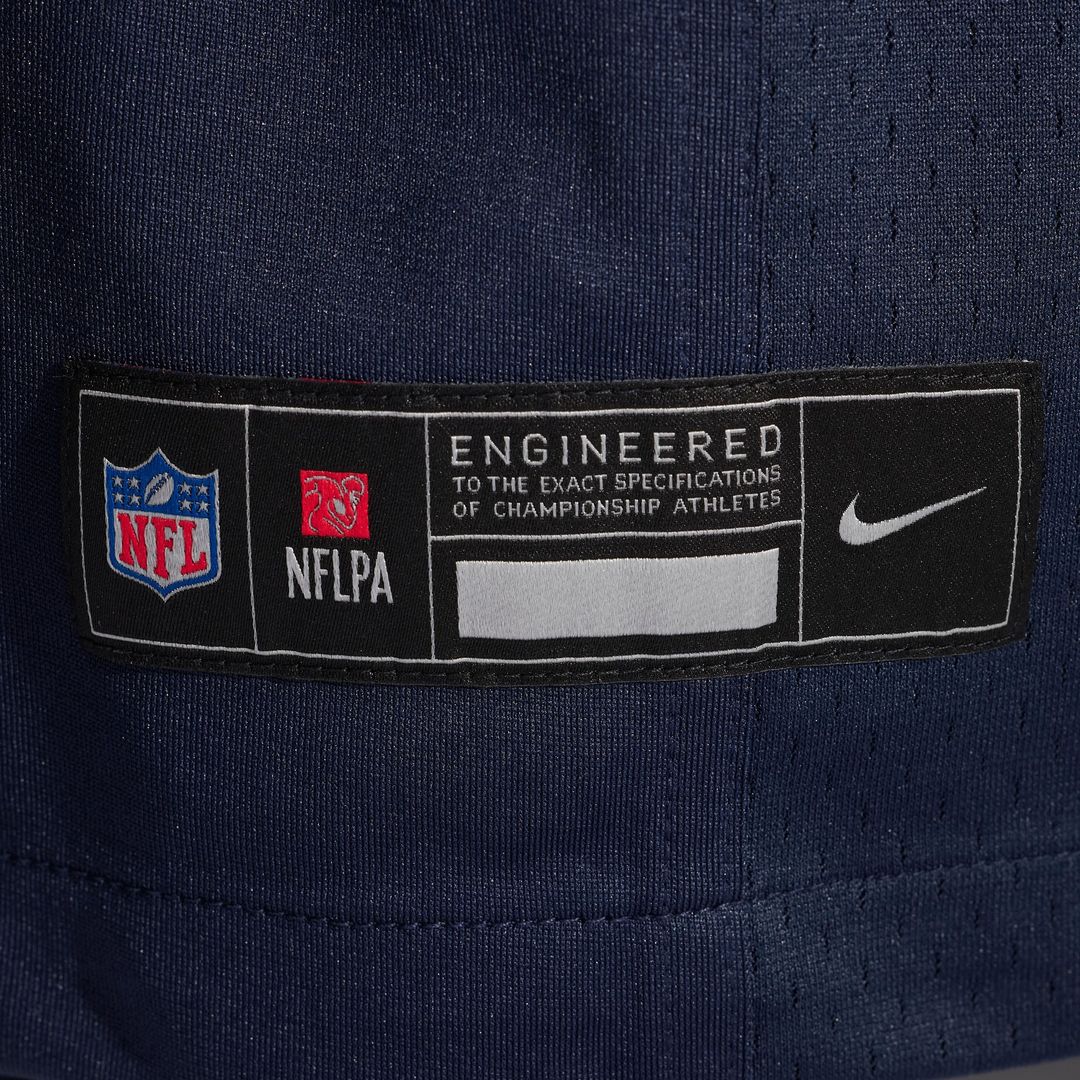 Chicago Bears Terell Smith Nike Navy Game Jersey