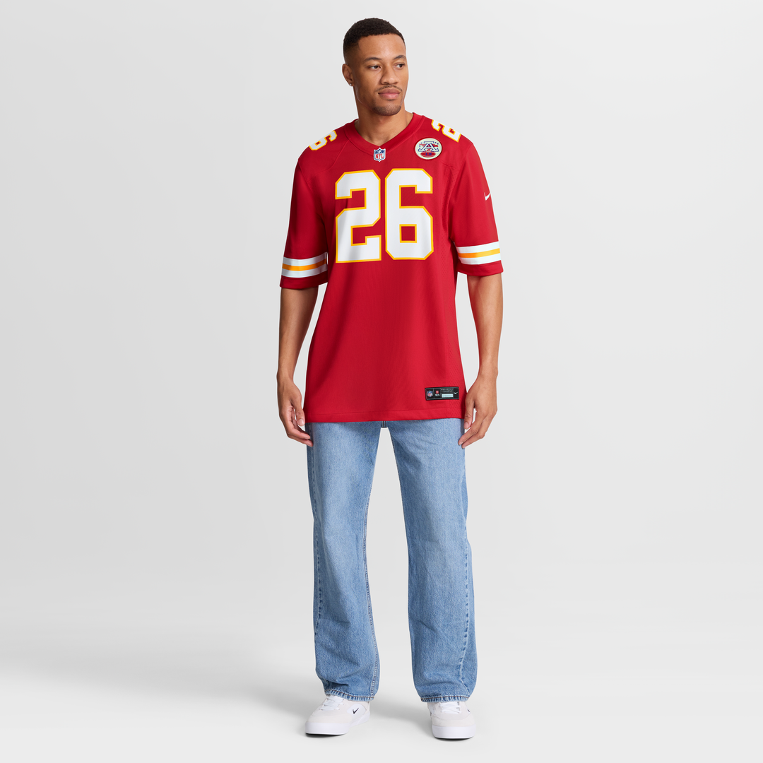 Kansas City Chiefs Deon Bush Nike Red Game Player Jersey