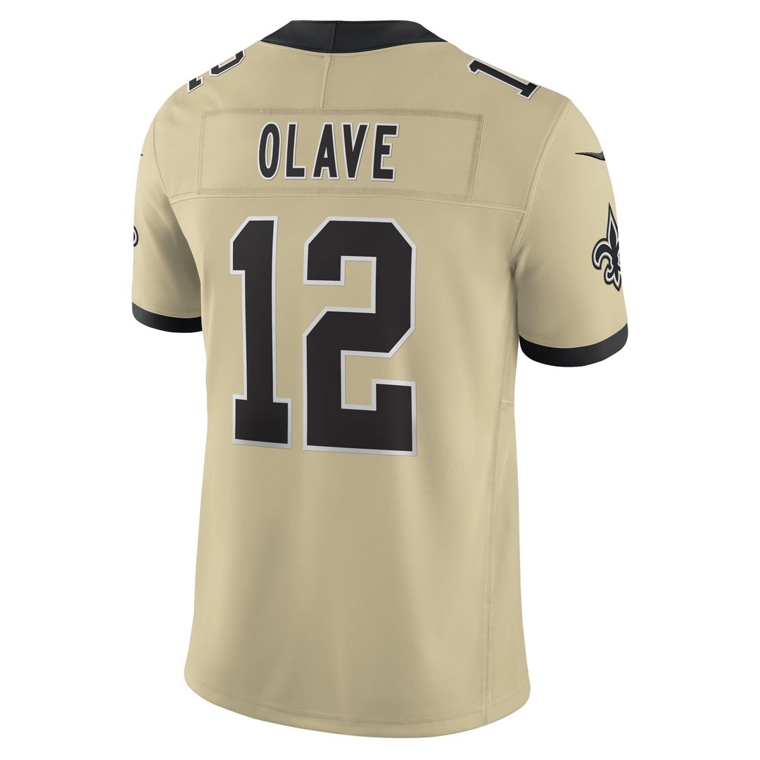 New Orleans Saints Chris Olave Nike Black Vapor F.U.S.E. Limited Jersey
