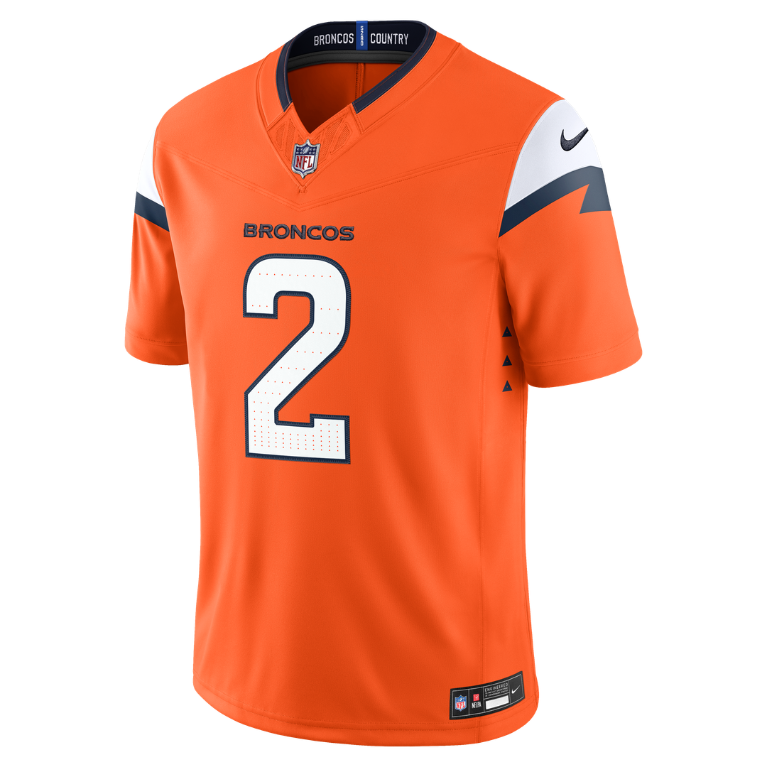Denver Broncos Pat Surtain II Nike Navy Alternate Vapor F.U.S.E. Stitched Limited Jersey