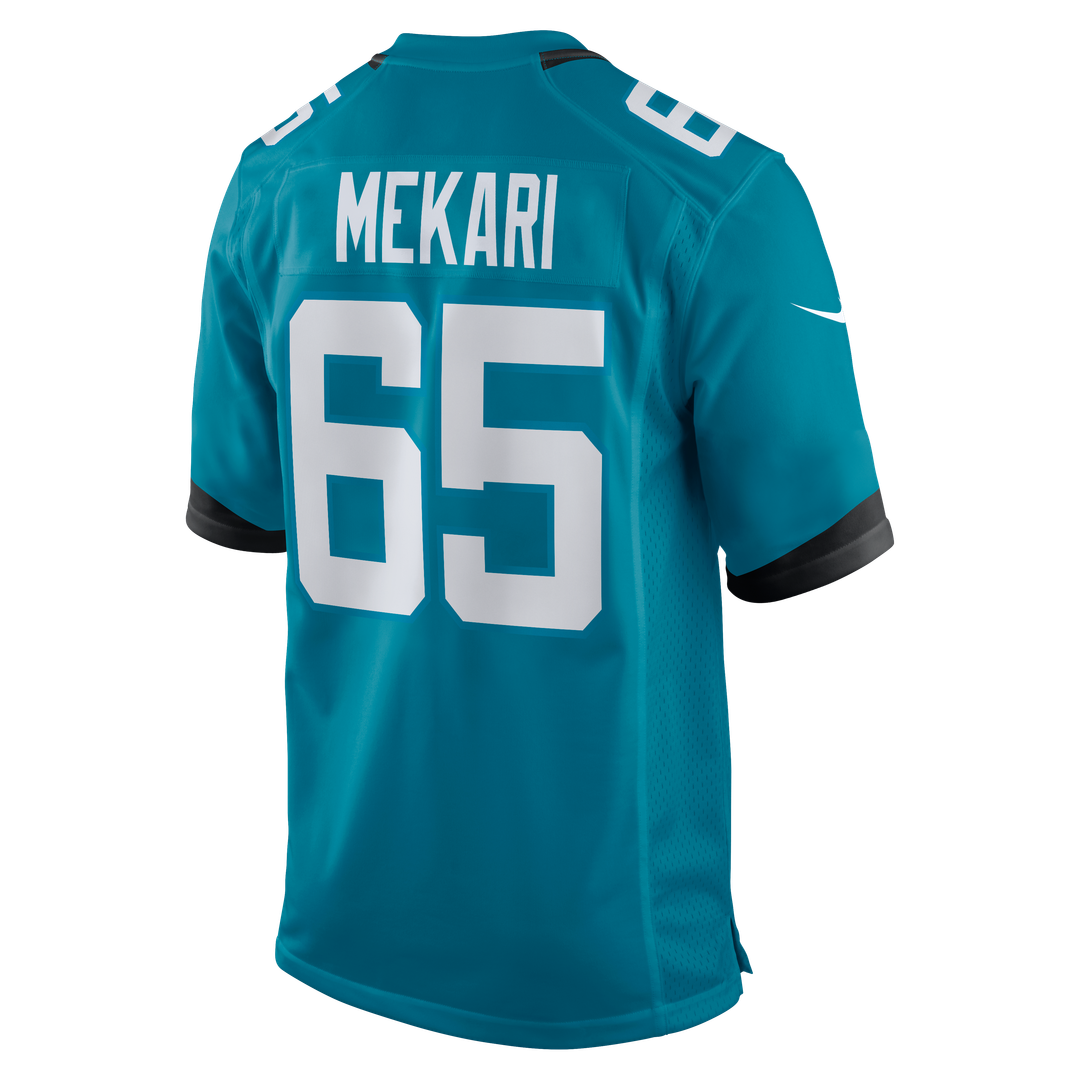 Jacksonville Jaguars Patrick Mekari Nike Teal Team Game Jersey