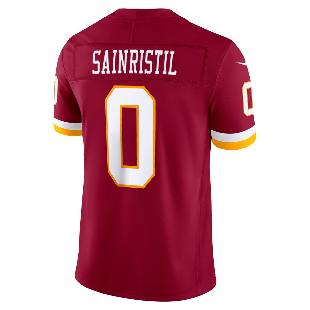 Washington Commanders Mike Sainristil Nike White Vapor F.U.S.E. Stitched Limited Jersey