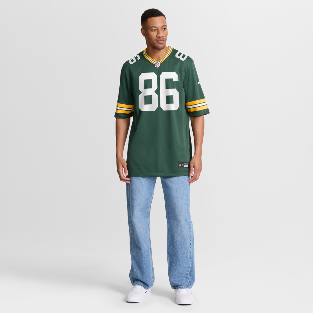 Green Bay Packers John FitzPatrick Nike Green Team Game Jersey