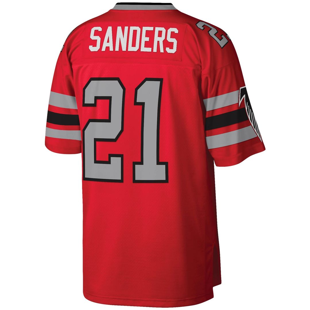 Atlanta Falcons Deion Sanders Mitchell & Ness White Legacy Replica Jersey
