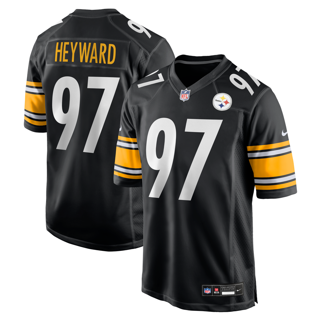 Pittsburgh Steelers Cameron Heyward Nike Black Game Jersey