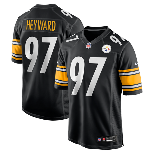 Pittsburgh Steelers Cameron Heyward Nike Black Game Jersey