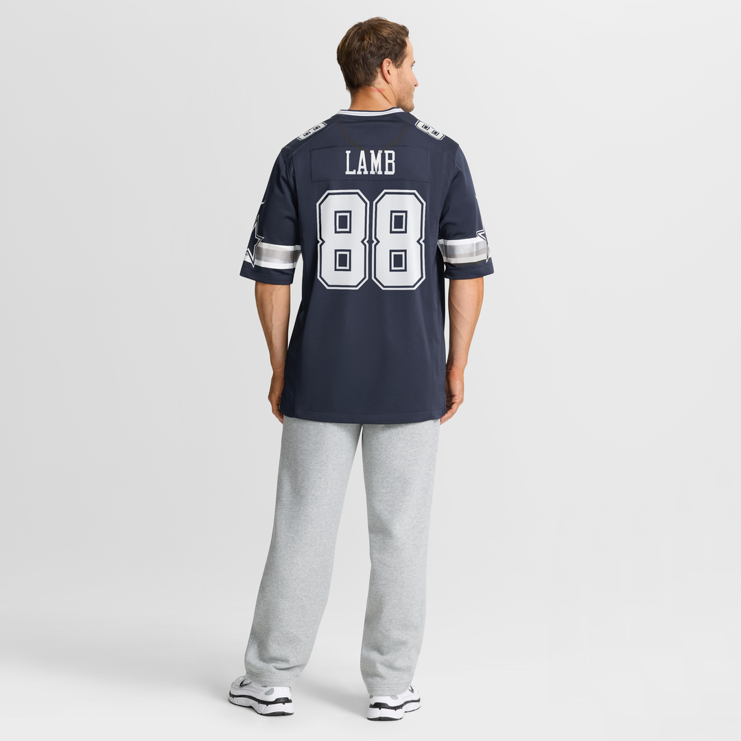 Dallas Cowboys CeeDee Lamb Nike Navy Game Jersey
