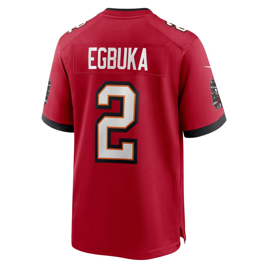 Tampa Bay Buccaneers Emeka Egbuka Nike White Game Jersey