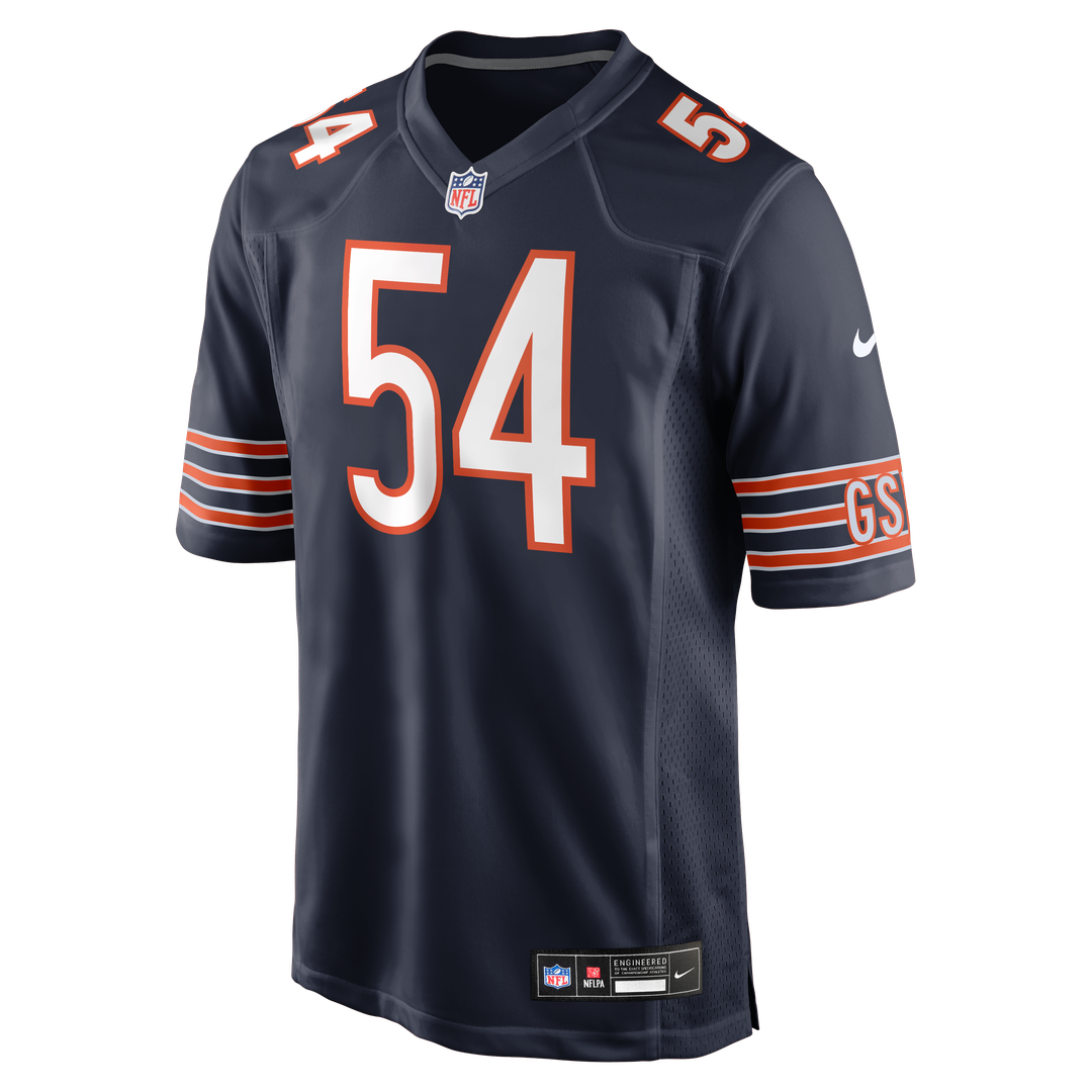 Chicago Bears Brian Urlacher Nike White Retired Player Game Jersey