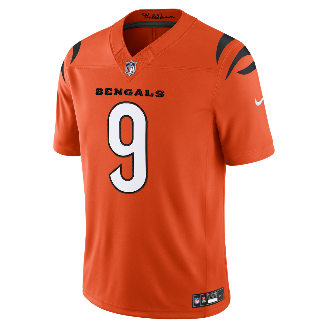 Cincinnati Bengals Joe Burrow Nike Black Team Vapor F.U.S.E. Stitched Limited Jersey
