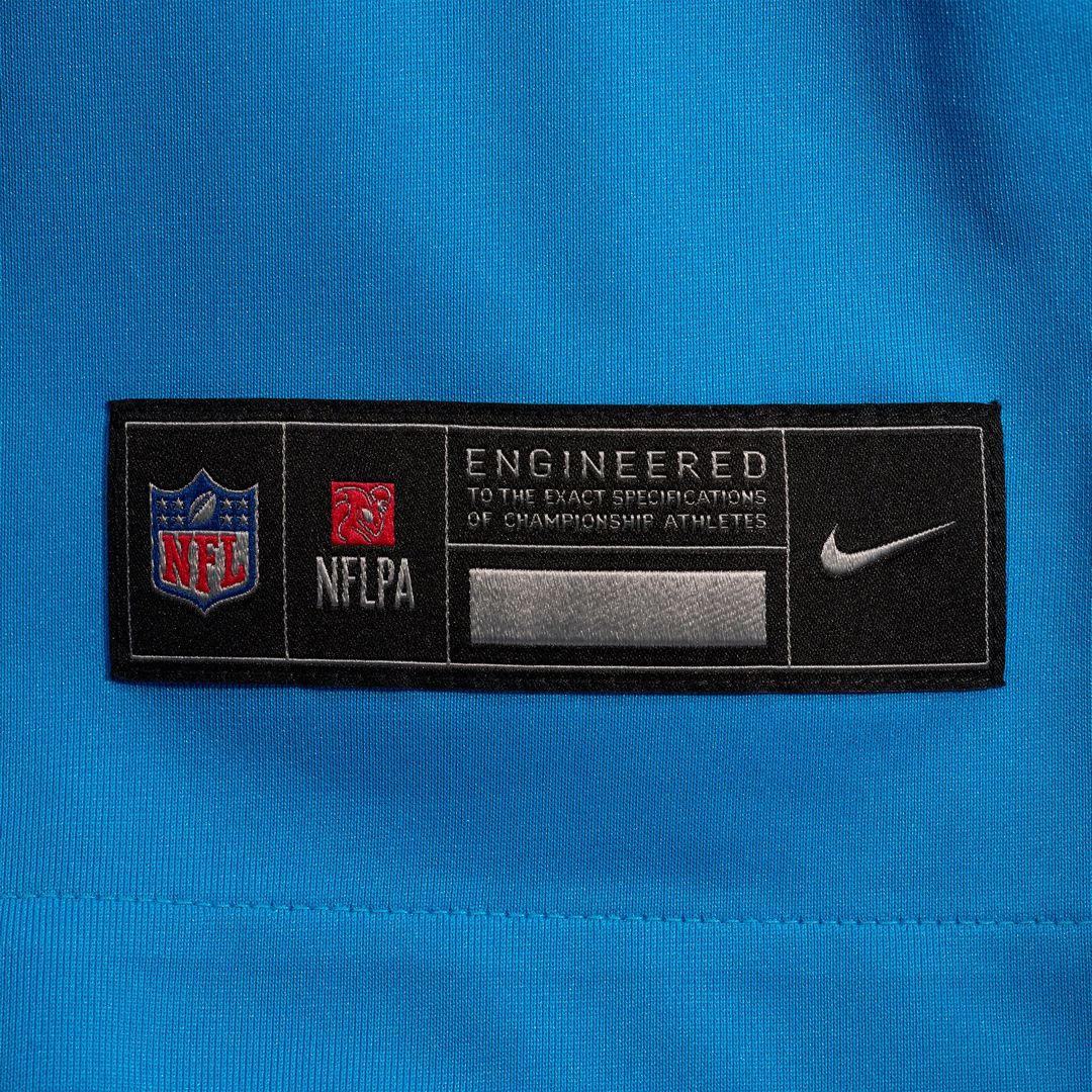Carolina Panthers Chuba Hubbard Nike Black Team Game Jersey
