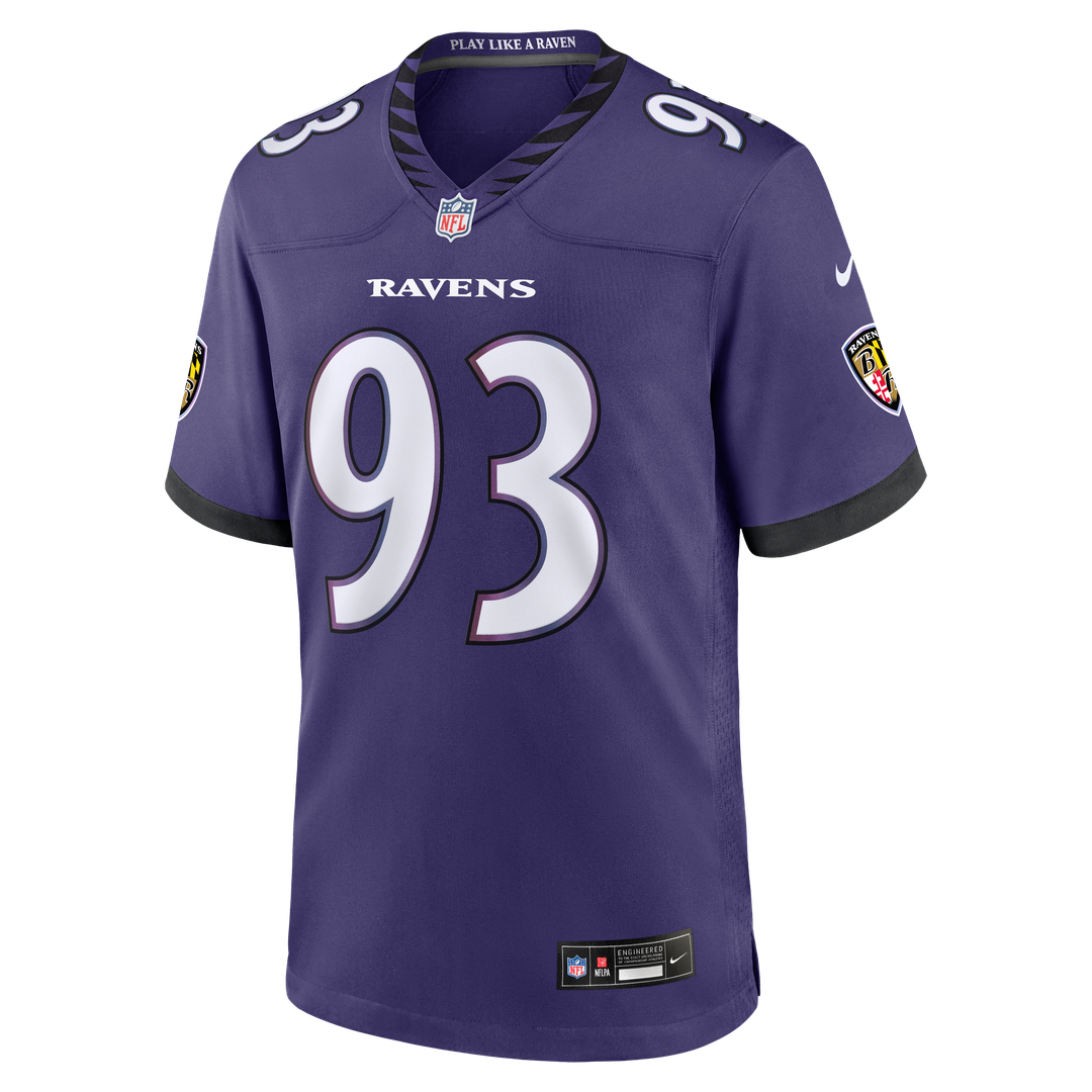 Baltimore Ravens Calais Campbell Nike Purple Team Game Jersey