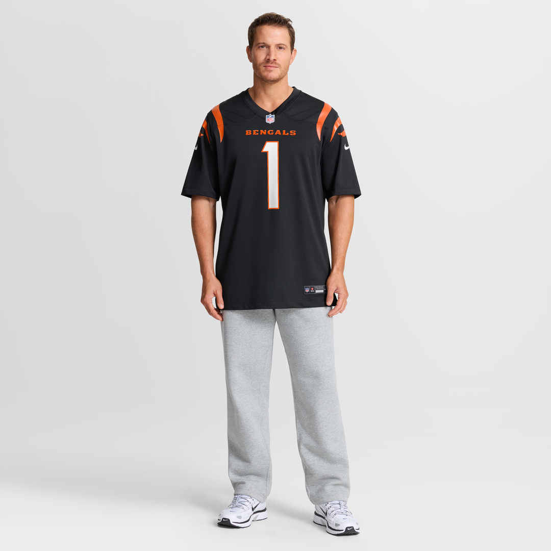 Cincinnati Bengals Ja'Marr Chase Nike Black Game Jersey