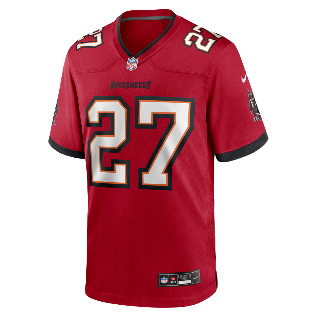 Tampa Bay Buccaneers Zyon McCollum Nike Red Game Player Jersey