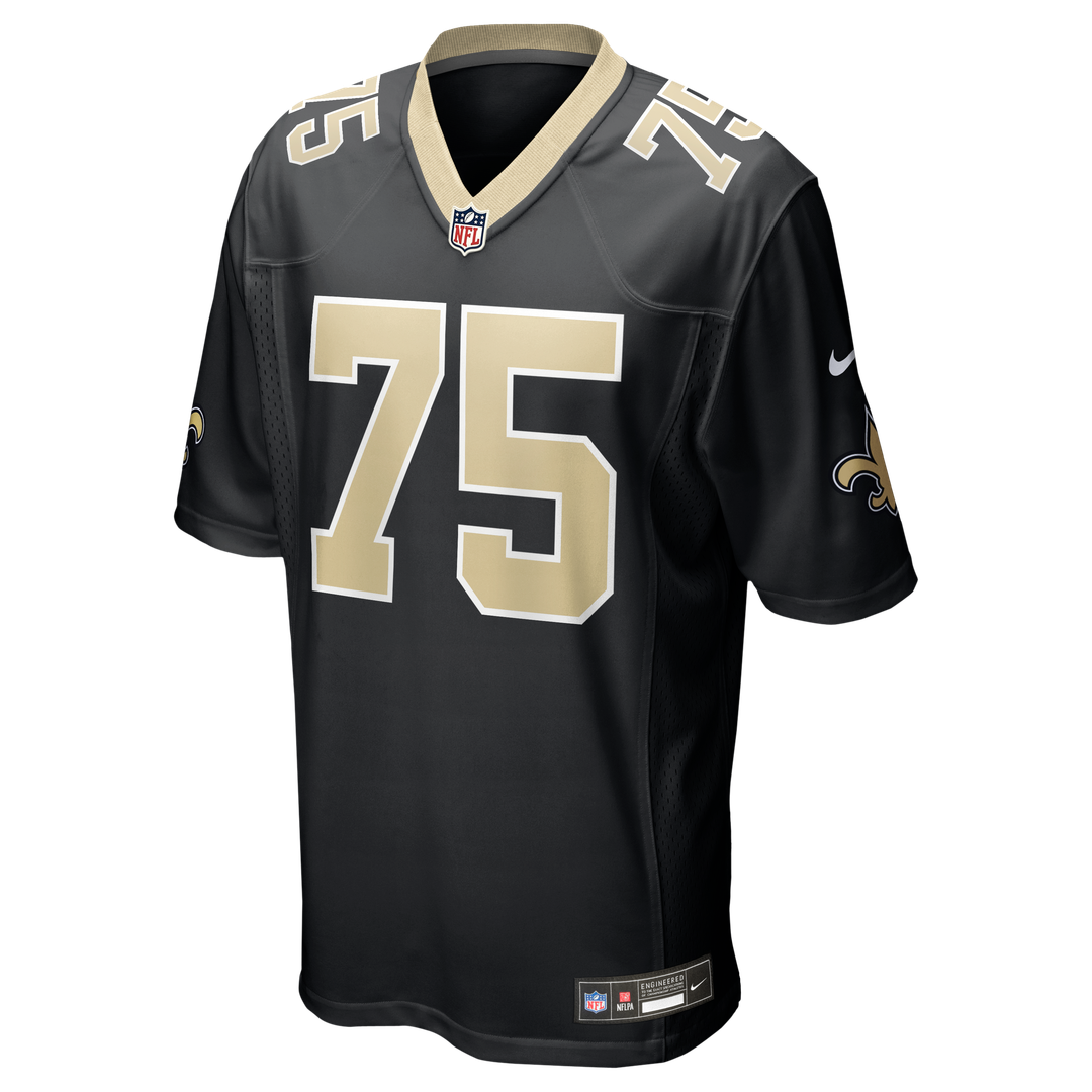 New Orleans Saints Taliese Fuaga Nike Black Game Jersey