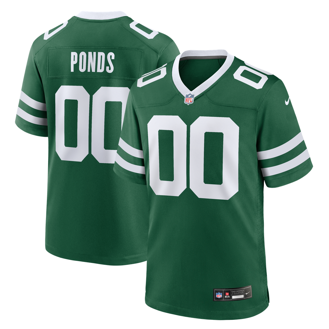 New York Jets D'Angelo Ponds Nike Legacy Green Game Jersey