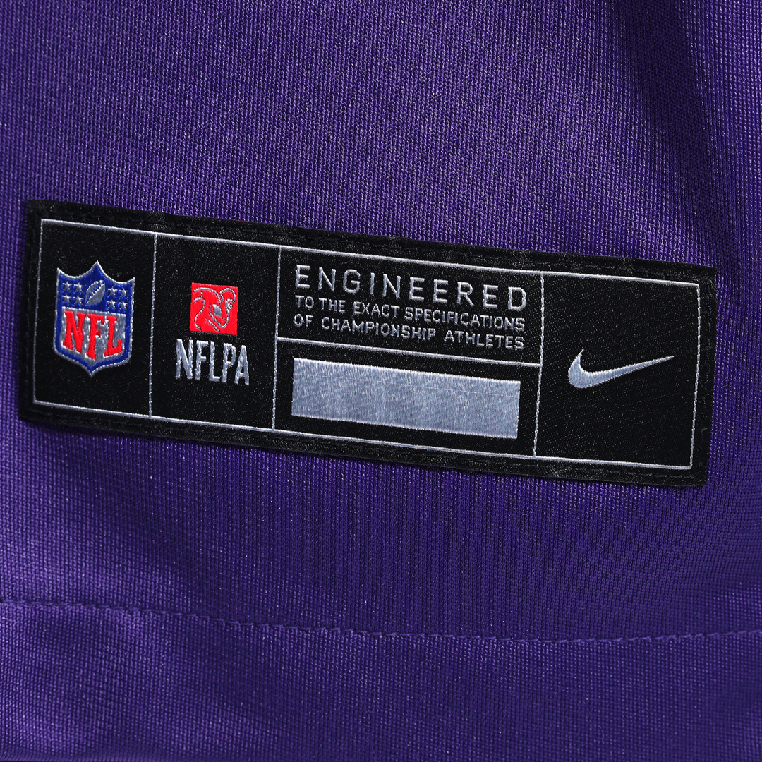 Minnesota Vikings Caleb Banks Nike Purple Team Game Jersey