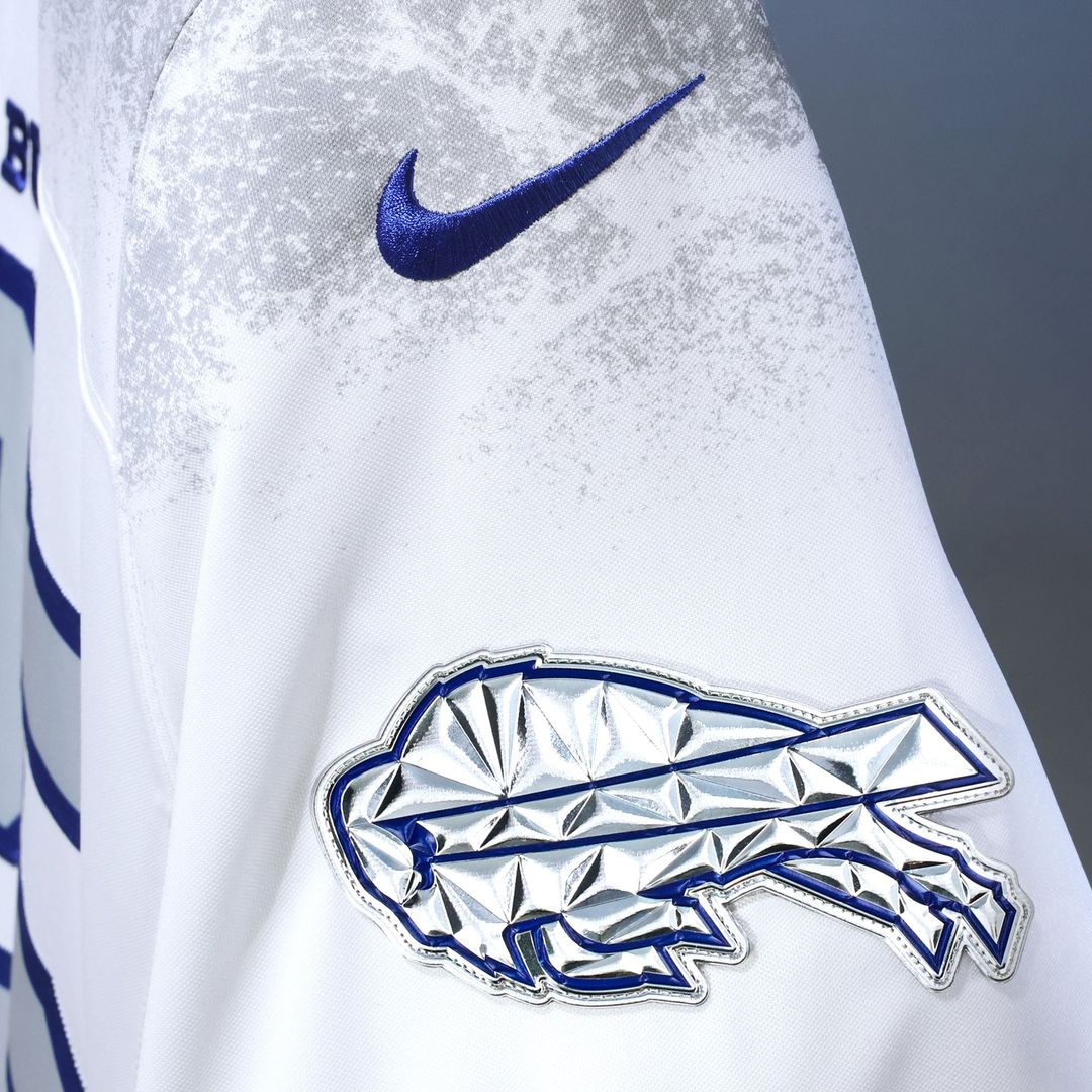 Buffalo Bills Keon Coleman Nike White Rivalries Collection Stitched Limited Jersey