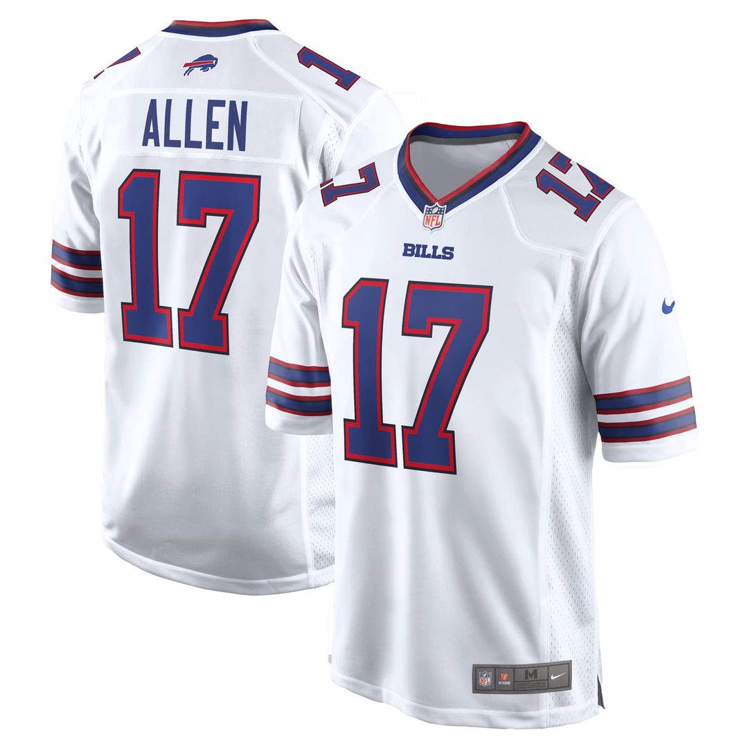 Buffalo Bills Josh Allen Nike Gray Nickel City Game Jersey