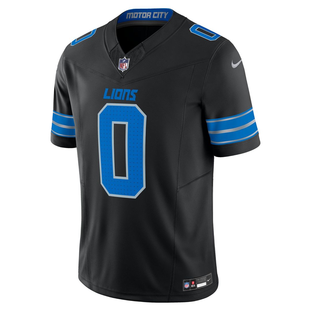 Detroit Lions Jahmyr Gibbs Nike White Vapor F.U.S.E. Limited Jersey