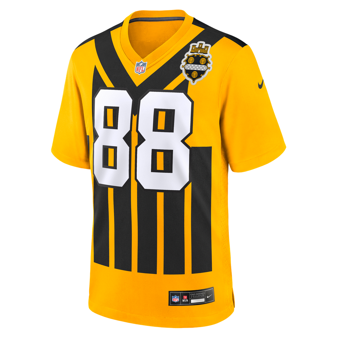 Pittsburgh Steelers Pat Freiermuth Nike Gold Alternate 1933 Throwback Game Jersey