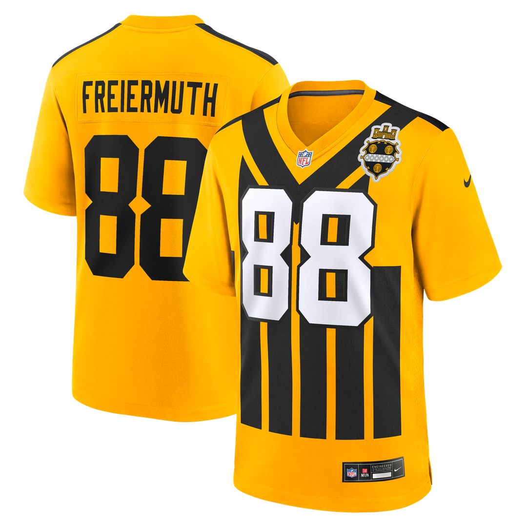 Pittsburgh Steelers Pat Freiermuth Nike Black Game Jersey