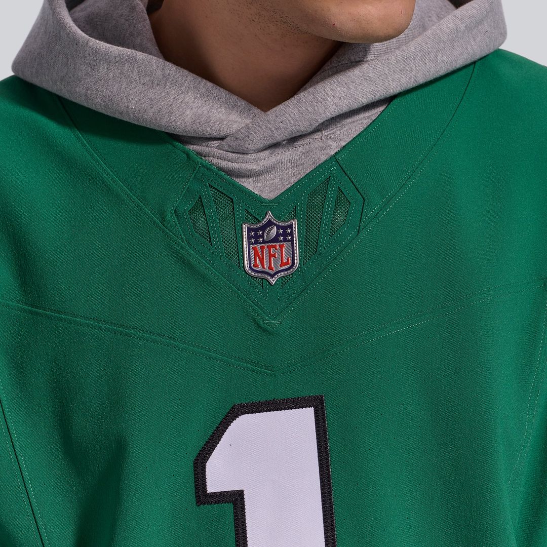 Philadelphia Eagles Jalen Hurts Nike Midnight Green Team Vapor F.U.S.E. Elite Jersey