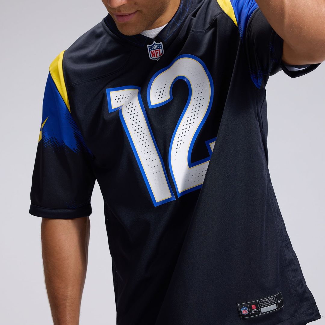 Los Angeles Rams Puka Nacua Nike Dark Blue Rivalries Collection Game Jersey