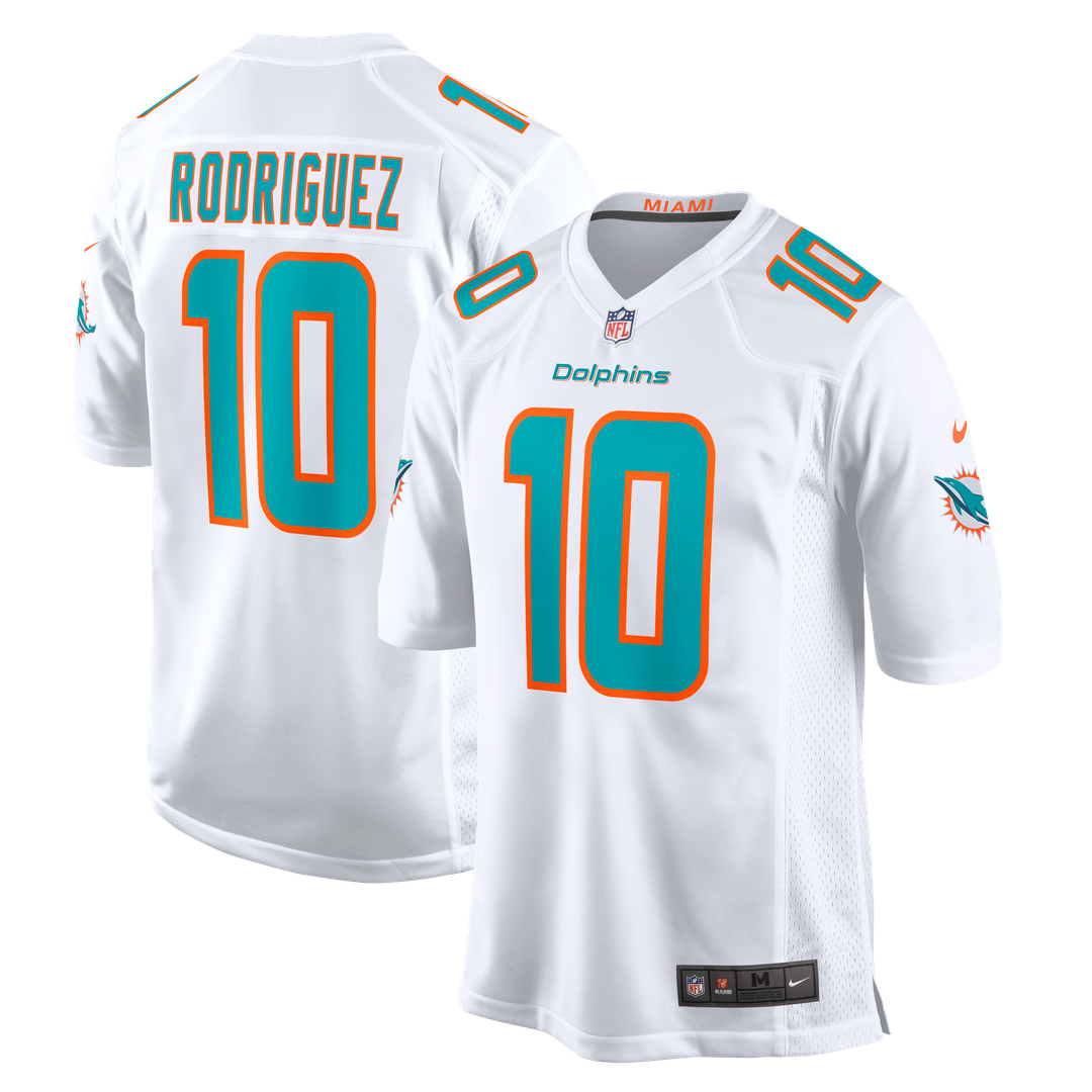 Miami Dolphins Jacob Rodriguez Nike Aqua Alternate Game Jersey