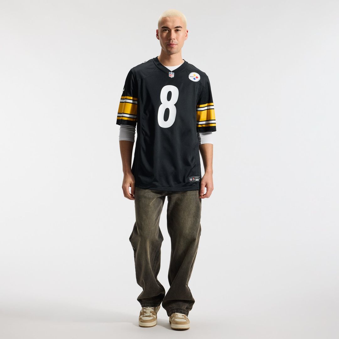 Pittsburgh Steelers Aaron Rodgers Nike Black Game Jersey