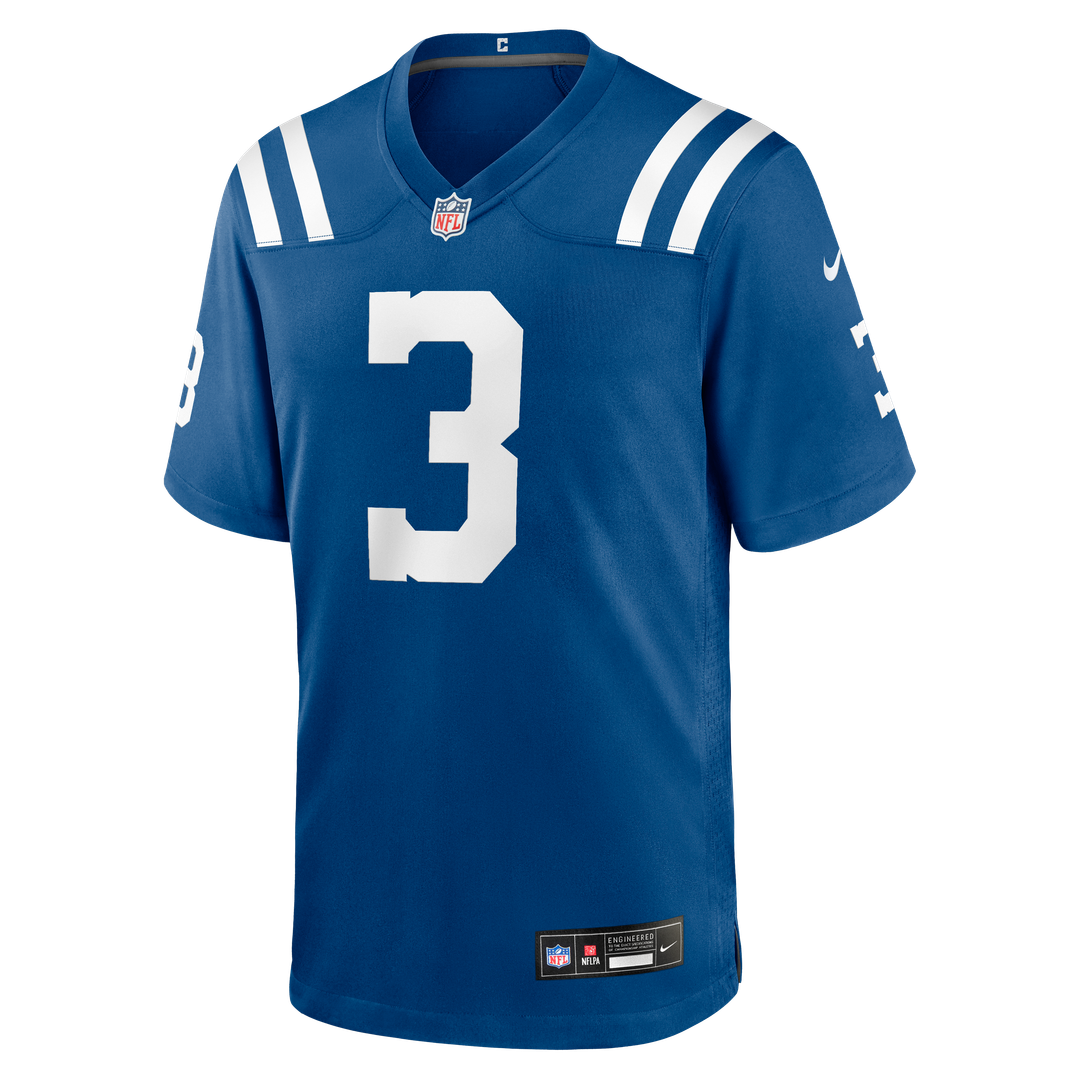 Indianapolis Colts Spencer Shrader Nike Royal Team Game Jersey