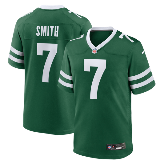 New York Jets Geno Smith Nike Legacy Green Game Jersey