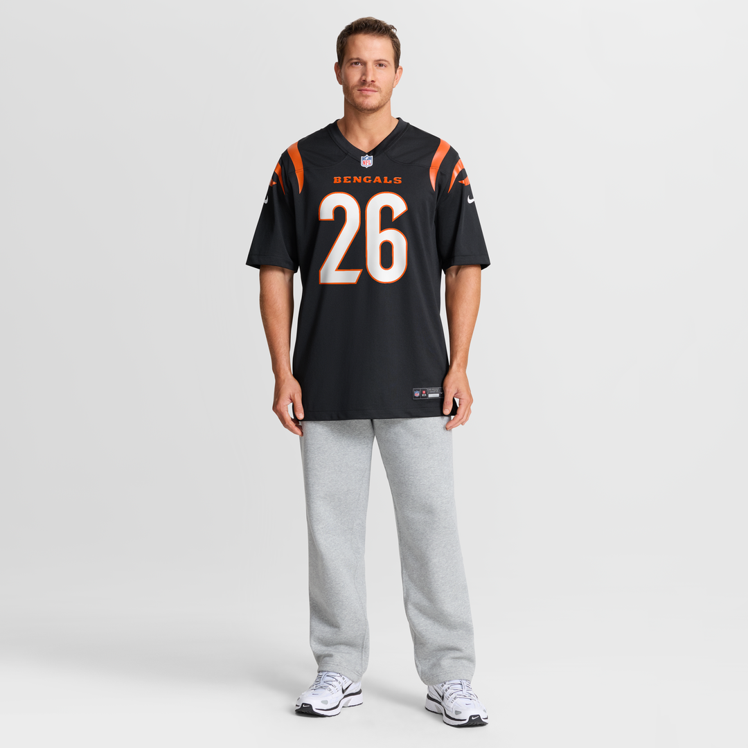 Cincinnati Bengals Ja'Sir Taylor Nike Black Team Game Jersey