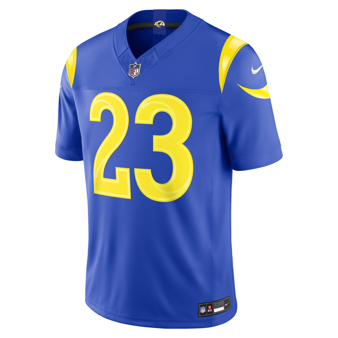 Los Angeles Rams Kyren Williams Nike White Vapor F.U.S.E. Stitched Limited Jersey