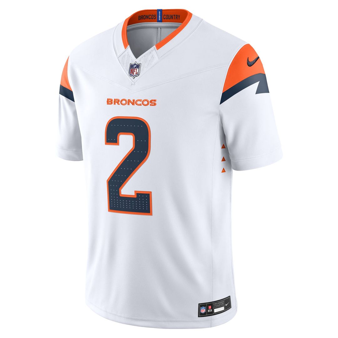 Denver Broncos Pat Surtain II Nike Navy Alternate Vapor F.U.S.E. Stitched Limited Jersey