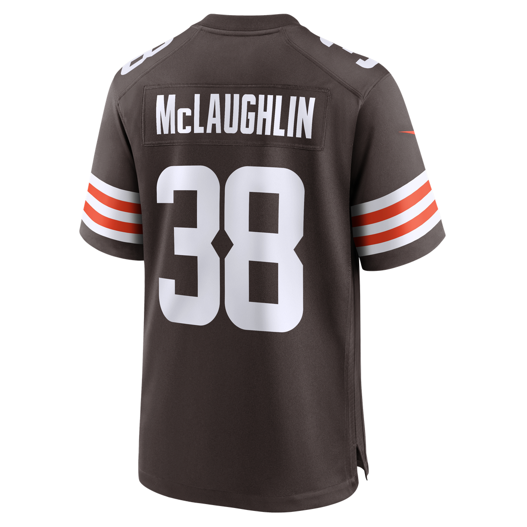 Cleveland Browns Jaleel McLaughlin Nike Brown Team Game Jersey