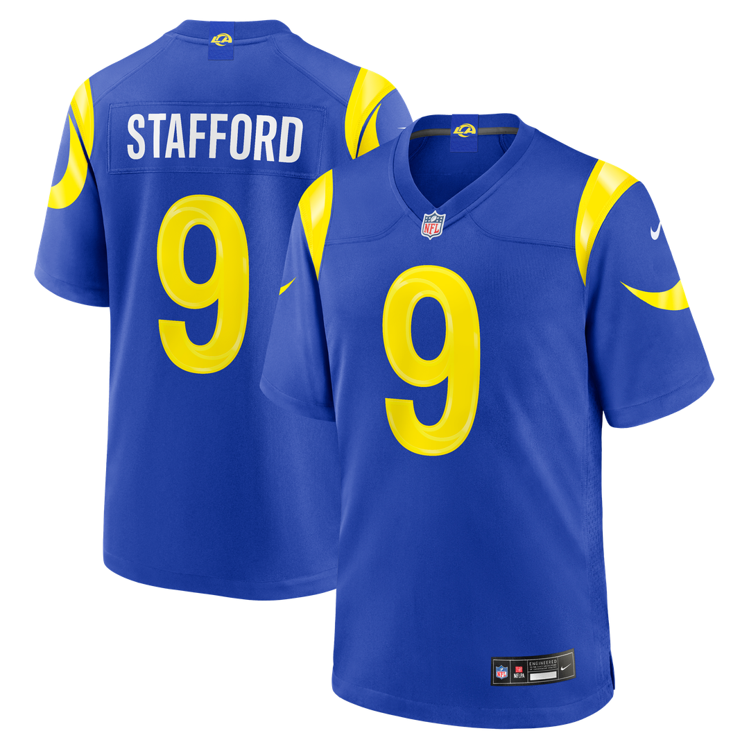 Los Angeles Rams Matthew Stafford Nike White White Game Player Jersey