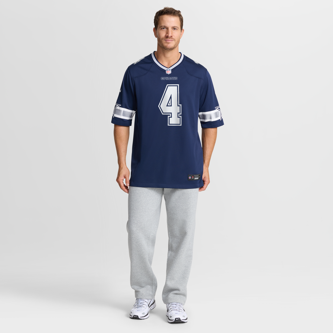 Dallas Cowboys Dak Prescott Nike White Game Team Jersey