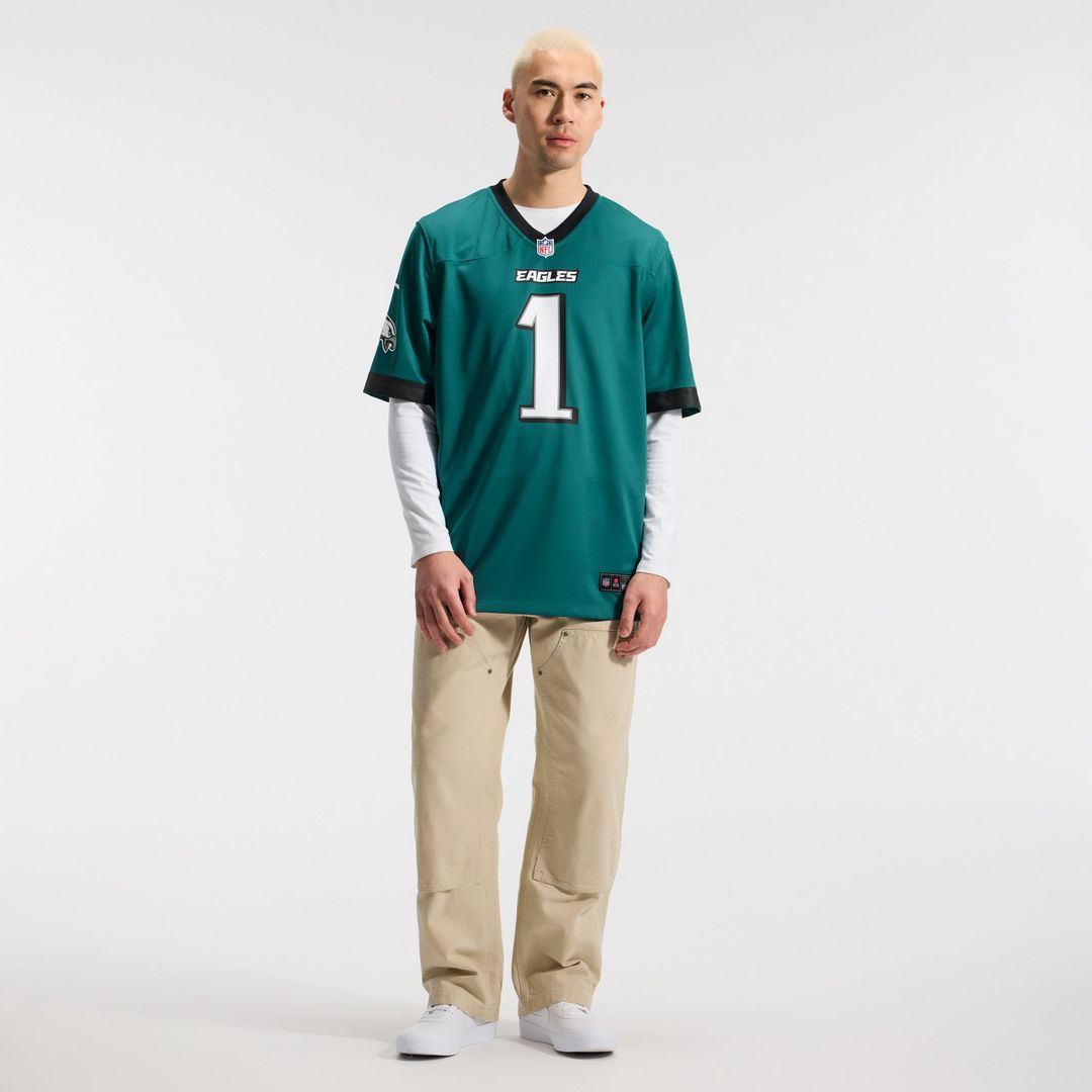 Philadelphia Eagles Jalen Hurts Nike Black Alternate Game Jersey
